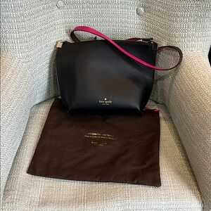 Kate Spade Black and Pink Women's Crossbody